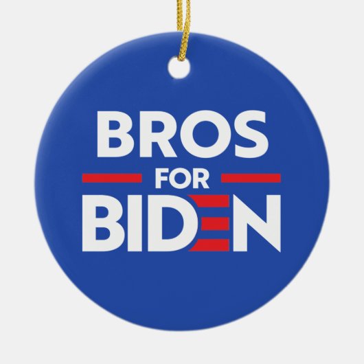 BROS VOOR JOE BIDEN KERAMISCH ORNAMENT (Voorkant)