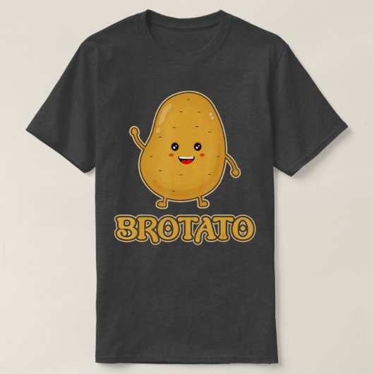 Brotato Brother en aardappelvriendschap T-shirt (Design voorkant)