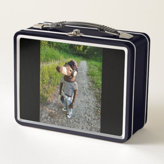 Brotbox Metallbox Brotdose Aufbewahrung (Voorkant)