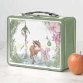 Brotdose / Lunchbox mit Pferdemotiv (In situ)
