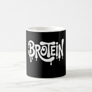 Brotein Protein Funny Bro Gym LGBTQ Gay Pride Ally Koffiemok