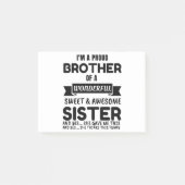Brother And His Awesome Sister Post-it® Notes (Voorkant)