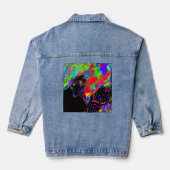 Brother and Sister Supernatural Creatures Denim Jacket (Achterkant)