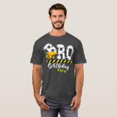 Brother B-Day Bro Birthday Crew Construction T-shirt (Voorkant volledig)