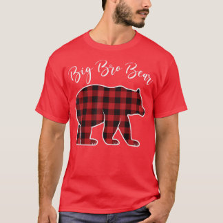 Brother Bear Pajama Red Buffalo Xmas Family Christ T-shirt