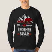 Brother Bear Red Buffalo Plaid Brother Bear Pajam T-shirt (Voorkant)