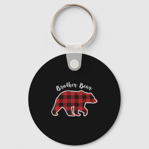 BROTHER BEER Mannen Red Pset Kerstmis Pajama Sleutelhanger