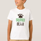 Brother Beer met Beren klauw print T-shirt (Voorkant)