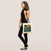 Brother Beer Sunflower Funny Moeder vader Tote Bag (Voorkant (model))