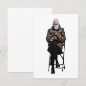 Brother Bernie Parka Mittens T-Shirt Gift RSVP Kaartje (Voorkant / Achterkant)