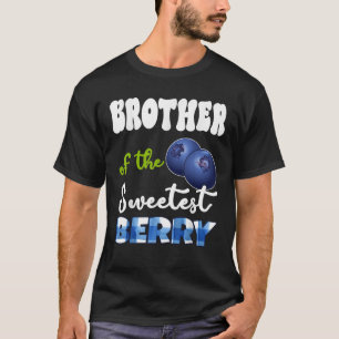Brother Berry 1e verjaardag Blueberry thema snoepj T-shirt