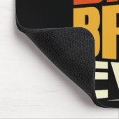 Brother Best Dance Bro Ever Danser Dancer Retro V Muismat (Hoek)