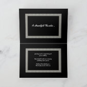 BROTHER Best Man - Checkerboard Weddenschap DANK J Bedankkaart (Binnen)