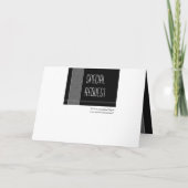 BROTHER - Beste man - zwarte en zilveren cheques (Achterkant)