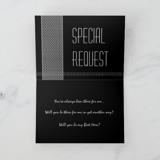 BROTHER - Beste man - zwarte en zilveren cheques (Binnen)