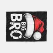 Brother Big Christmas Santa Family Matching Pajama Fleece Deken (Voorkant (Horizontaal))