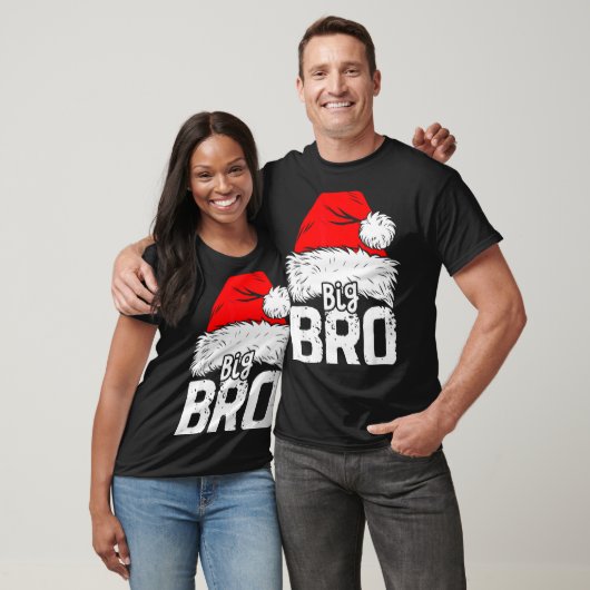 Brother Big Santa Christmas Family Matching Pyjama T-shirt (Unisex)