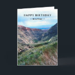 Brother Birthday Big Horn Mountains Wyoming Kaart<br><div class="desc">Wenskaart voor een broer. Een foto genomen in het Big Horn gebergte in Wyoming,  de Verenigde Staten,  die je een jaar van grote avonturen toezwaait. Vrolijk Birthday! Kunst,  afbeelding en vers copyright © Shoaff Ballanger Studios,  2023.</div>