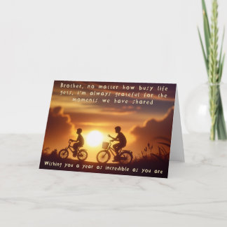 Brother Birthday Card Kaart