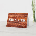 Brother Birthday Card Kaart<br><div class="desc">Verjaarkaart voor een speciale broer. Deze kaart is aanpasbaar met uw gepersonaliseerde bericht aan de binnenkant door de tekst eenvoudig uit te geven of de naam van uw broer toe te voegen.</div>