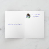 Brother, Birthday Engevaared Animal Greeting Kaart (Binnen)