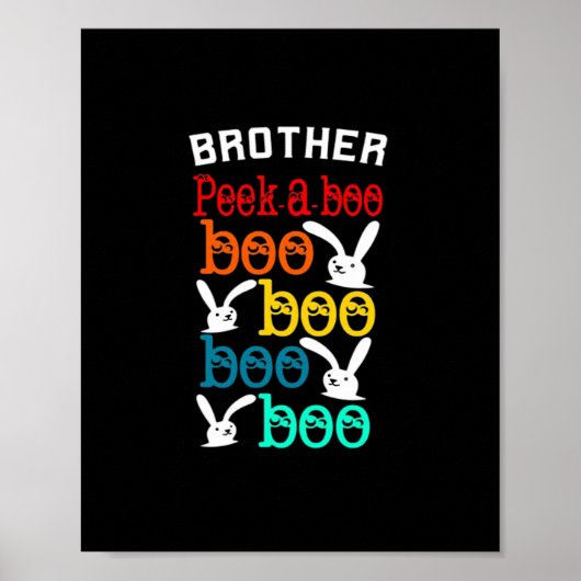 Brother Bunny Game voor Kinder volwassenen Poster (Voorkant)