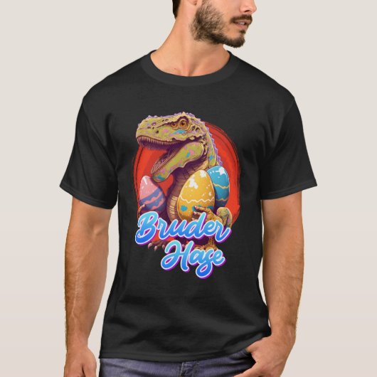 Brother Bunny Happy Easter Rabbit Kids Children Bo T-shirt (Voorkant)