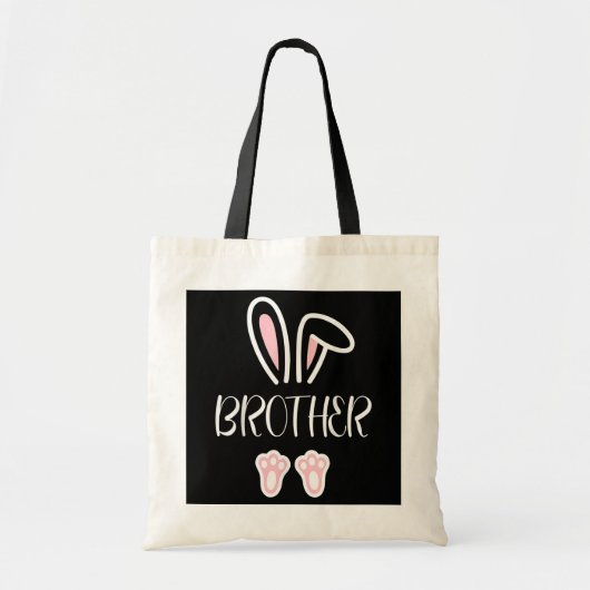 Brother Bunny Paasdag pap mam Matching Couple Tote Bag (Voorkant)