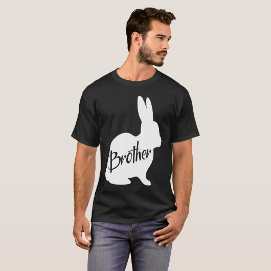Brother Bunny Rabbit Easter T-shirt (Voorkant volledig)