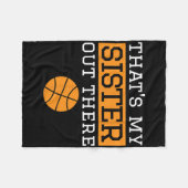 Brother Bysketbyll Gift Dat is mijn zus Bysketbyl Fleece Deken (Voorkant (Horizontaal))