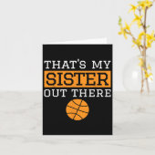 Brother Bysketbyll Gift Dat is mijn zus Bysketbyl Kaart (Gele Bloem)