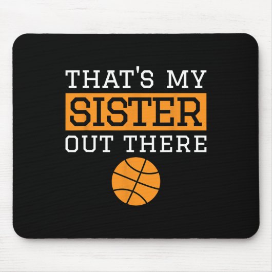 Brother Bysketbyll Gift Dat is mijn zus Bysketbyl Muismat (Voorkant)