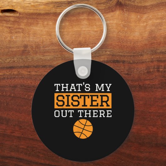 Brother Bysketbyll Gift Dat is mijn zus Bysketbyl Sleutelhanger (Voorkant)