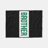 Brother Caddie Golf Back Golfen Golfbaan Fleece Deken (Voorkant (Horizontaal))