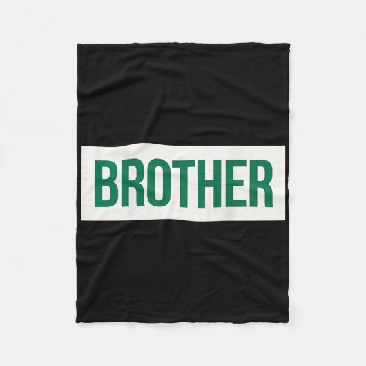 Brother Caddie Golf Back Golfen Golfbaan Fleece Deken (Voorkant)