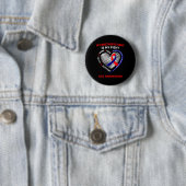 Brother CHD-gewaarwording, congenitale hartaandoen Ronde Button 5,7 Cm (In situ)