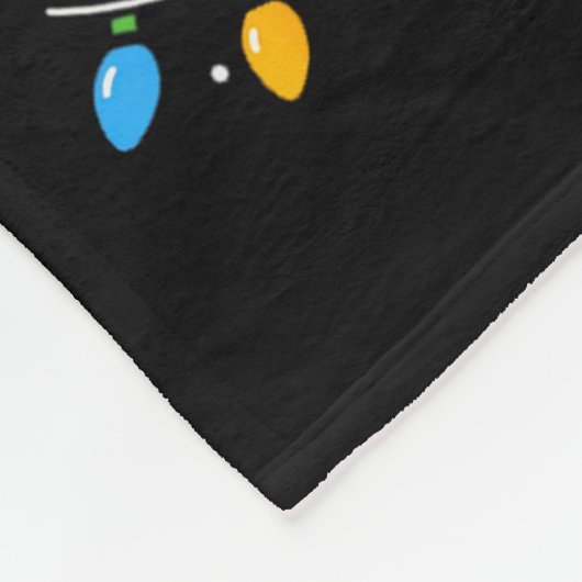 Brother Christmas Crew 2026 Leopard Funny Santa Fa Fleece Deken (Hoek)