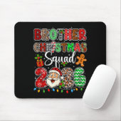 Brother Christmas Crew 2026 Leopard Funny Santa Fa Muismat (Met muis)
