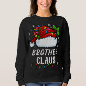 BROTHER CLAUS Matching Familie Kerst Outfit Trui (Voorkant)