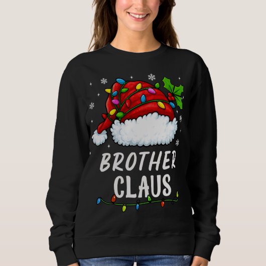 BROTHER CLAUS Matching Familie Kerst Outfit Trui (Voorkant)