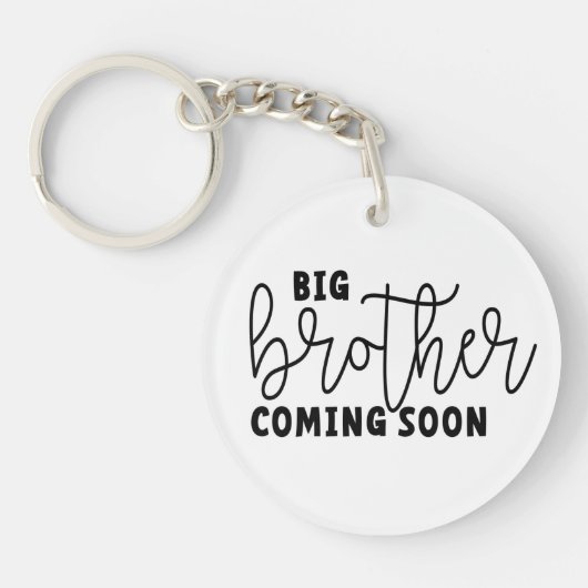 Brother coming soon. Wordt binnenkort grote broer Sleutelhanger (Voorkant)