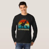Brother Dinosaur Brothersaurus 2 Twee Kinder Chris T-shirt (Voorkant volledig)