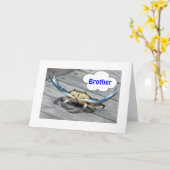 BROTHER-DON IS GEEN CRAB (ZEGT DE CRAB) KAART (Gele Bloem)