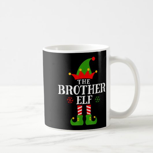 Brother Elf Funny Matching Family Group Christmas  Koffiemok (Rechts)