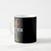 Brother Elf Funny Matching Family Group Christmas  Koffiemok (Voorkant links)