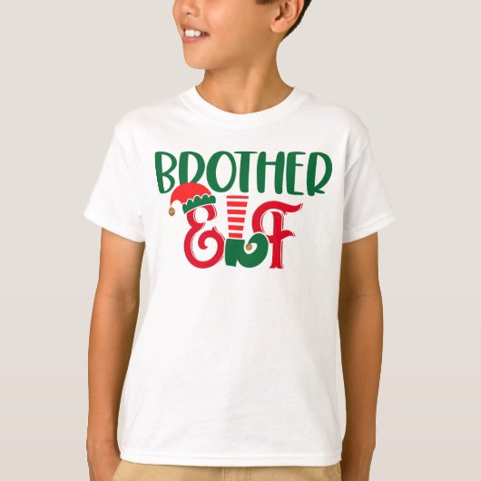Brother Elf Kerstmis T-shirt (Voorkant)