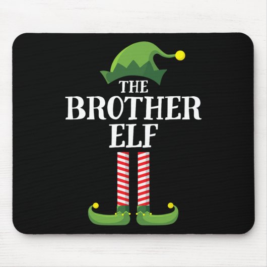Brother Elf Matching Family Group kerstparty Muismat (Voorkant)