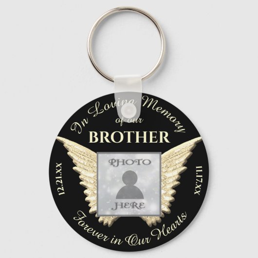 Brother Foto Memorial Sleutelhanger (Voorkant)
