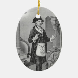 Brother George Washington Keramisch Ornament