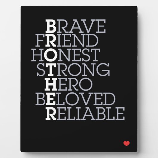 Brother Gift Fotoplaat (Voorkant)